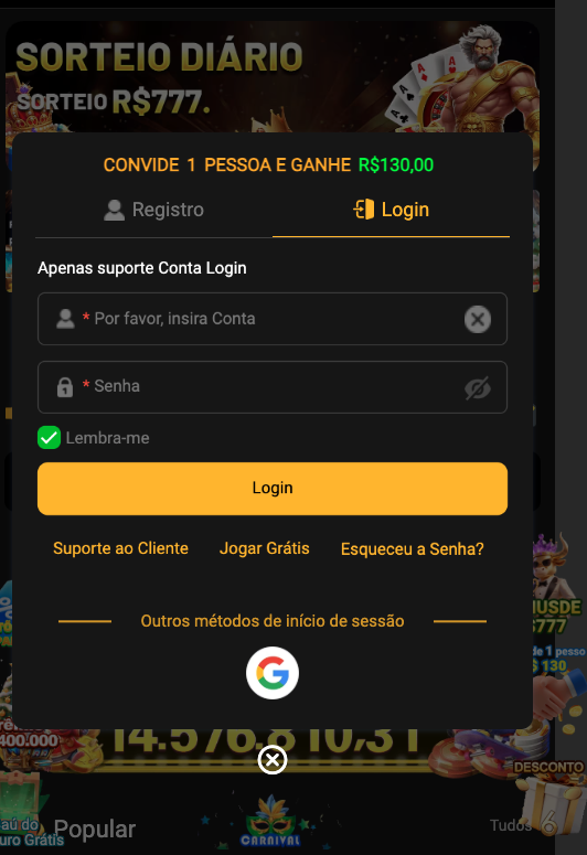 Aplicativo móvel 530BET